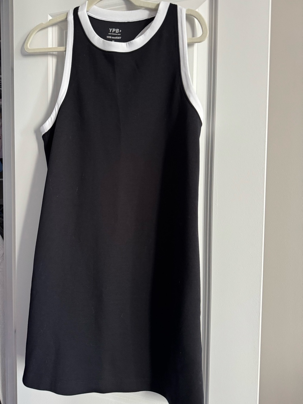 Abercrombie & Fitch Black Dress with White Trim